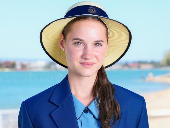 January 7, 2025: Keen rower Imogen McCullough applied herself for a scholarship to Walford for year 10 and won a place this year. Picture: Tim Joy