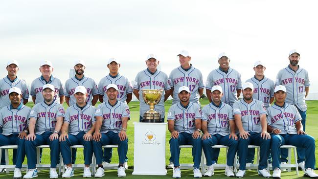 Members of the International Team pose for a photo.