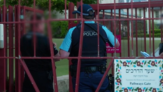 A screengrab from Operation Shelter following an anti-Semitic attack in Woollahra. Picture: NSW Police