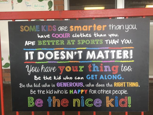 Tacoma Public School's Acting Principal Mandy Shaw instigated these empowering signs at the school