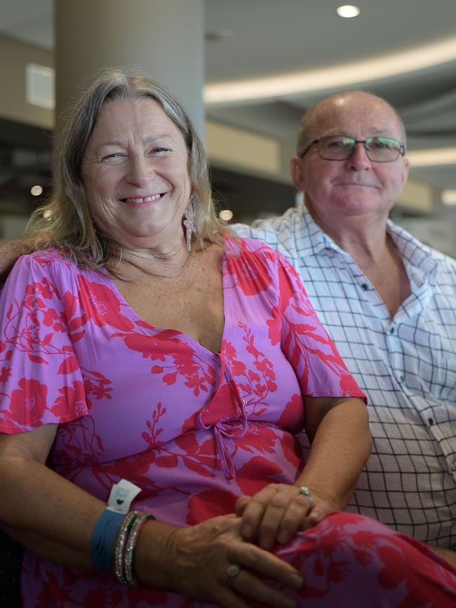 Anne-Marie and Phillip Parnaby at Darwin Turf Club for the Melbourne Cup. Picture: (A)manda Parkinson