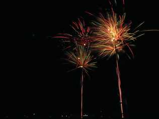 NIGHT LIGHTS: Should fireworks be cancelled in drought conditions? Picture: Tiffany Schelberg