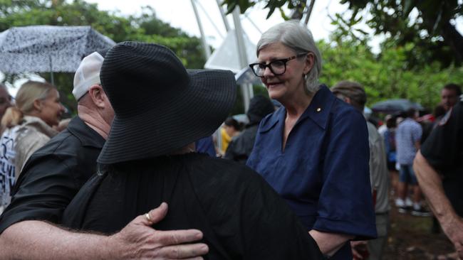 Governor-General Sam Mostyn paid tribute to Darwin, saying Territorians “taught the country” what care and kindness looks like. Picture: Harry Brill.