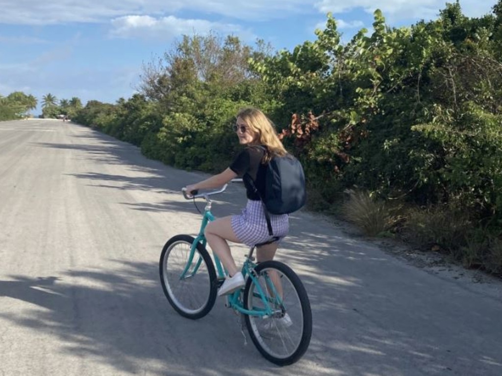 I opted for a bike to see the island, which can be rented by the hour. Picture: Kara Godfrey/The Sun