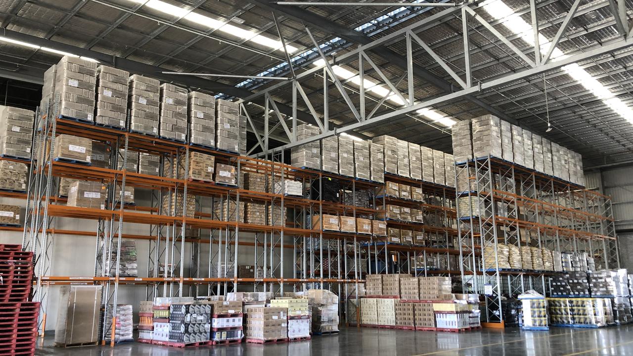 A Blenners Transport warehouse.