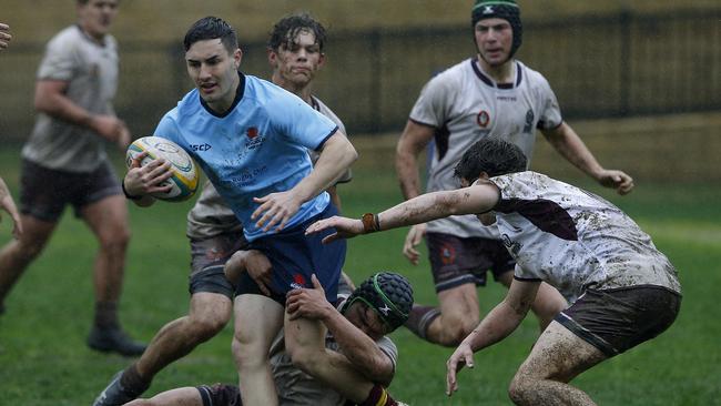 NSW's Jay Ingleton in the match against Queensland II om day one. Pic: John Appleyard