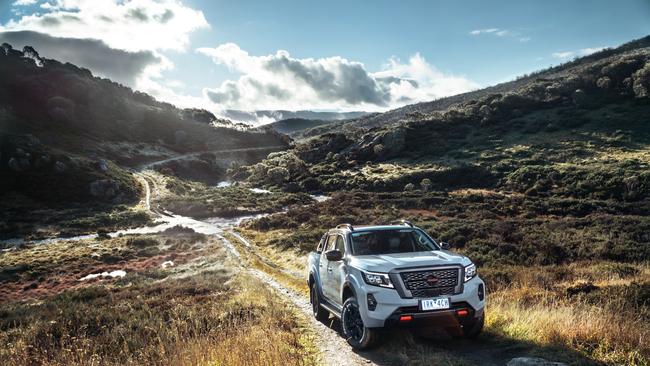 The Nissan Navara Pro-4X.