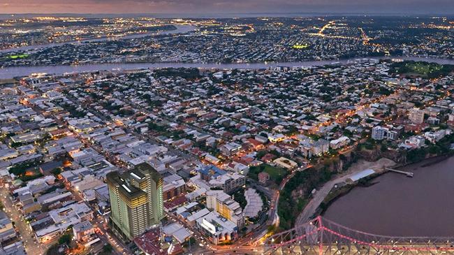 A render of the Brisbane Towers development at Brunswick Central.