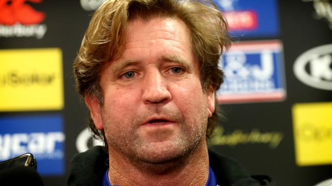 Bulldogs coach Des Hasler.