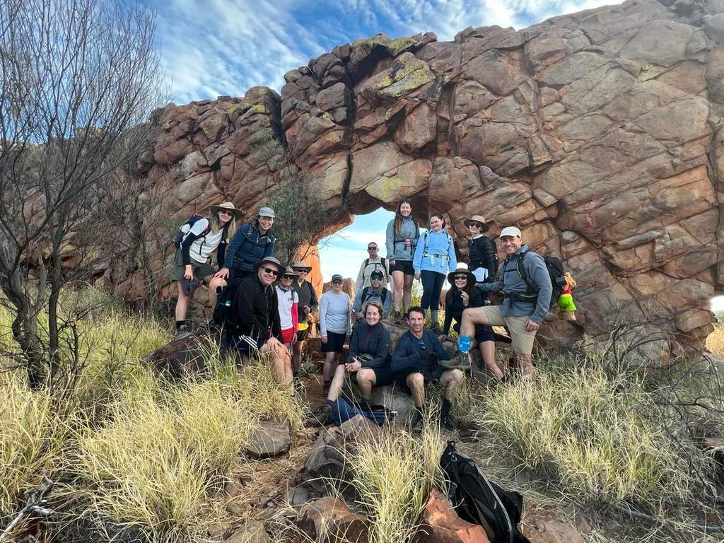 The Kids' Cancer Project Larapinta Trek brought together a bunch of legends. Picture: Supplied