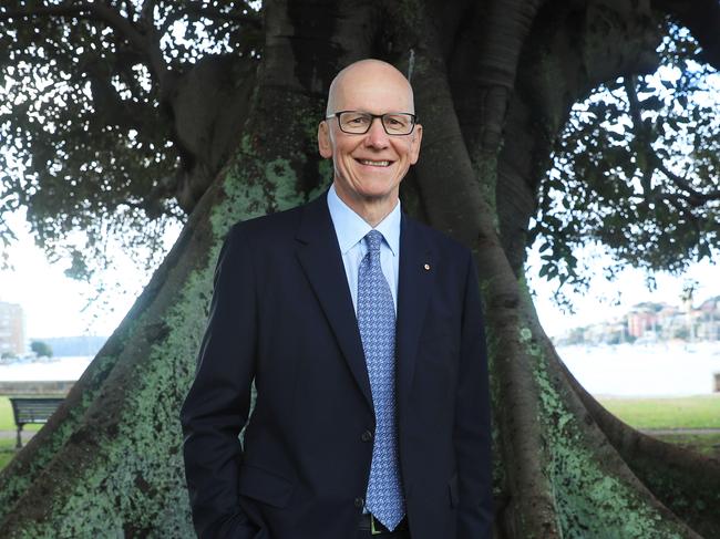 24/5/21: Fund manager Geoff Wilson at Double Bay in Sydney's east. John Feder/The Australian.