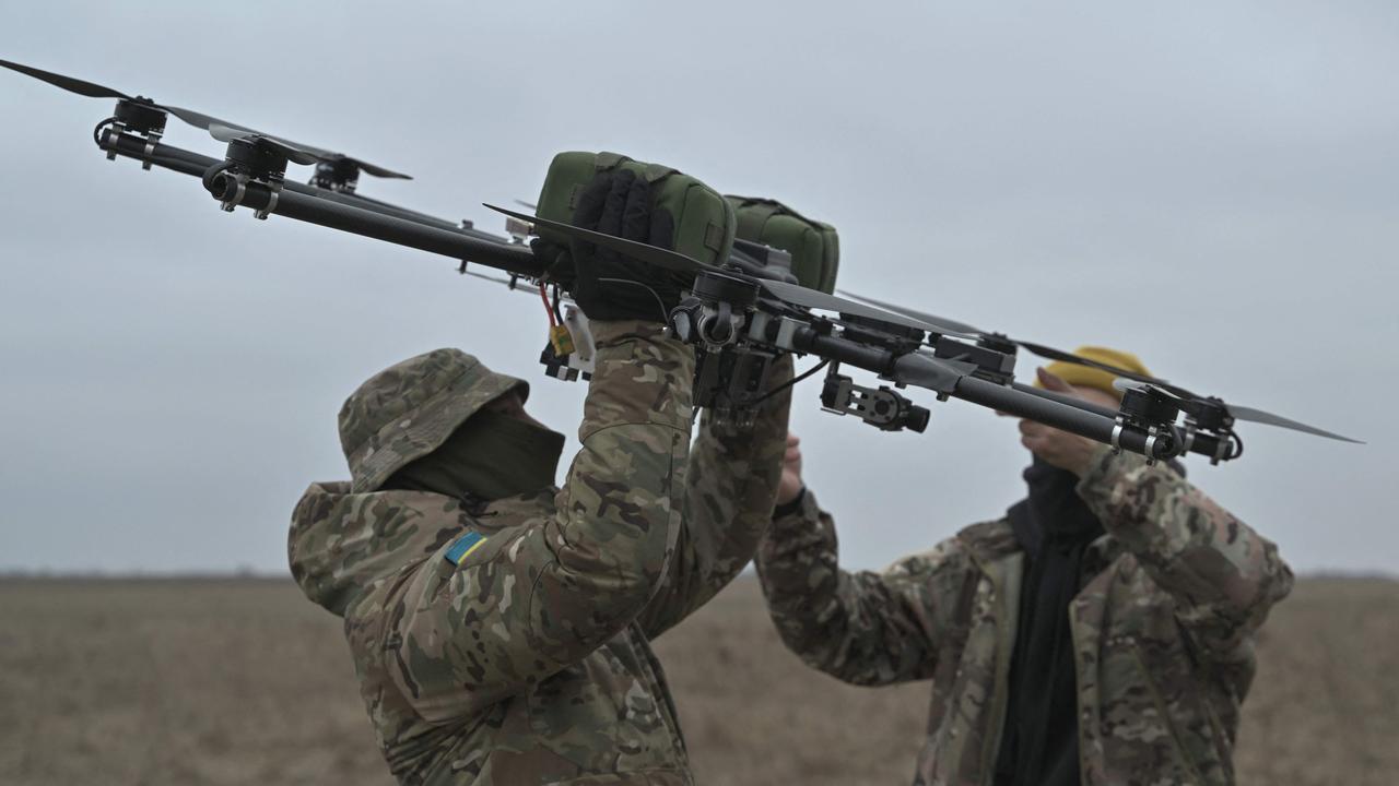 Ukraine’s use of retrofitted FPV drones has become a hallmark of their drone campaign, allowing for precision strikes at low cost. Picture: AFP