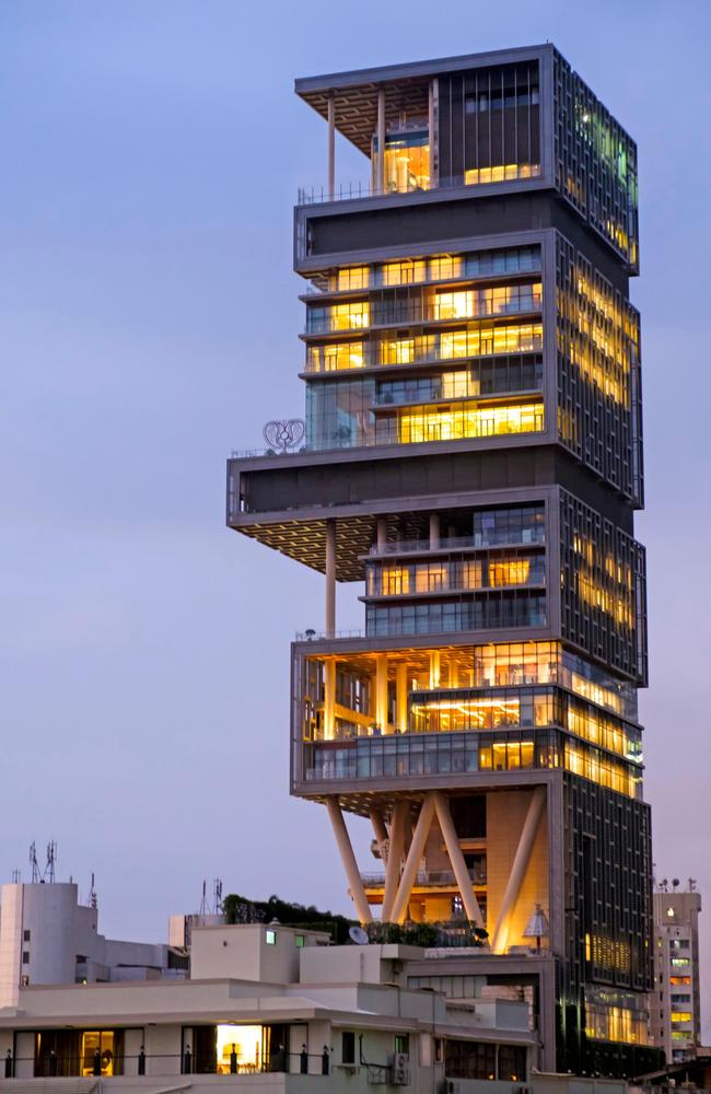 Antilia Mukesh Ambanis Mumbai Home Was Worlds First Billion Dollar Apartment The Courier Mail 1133