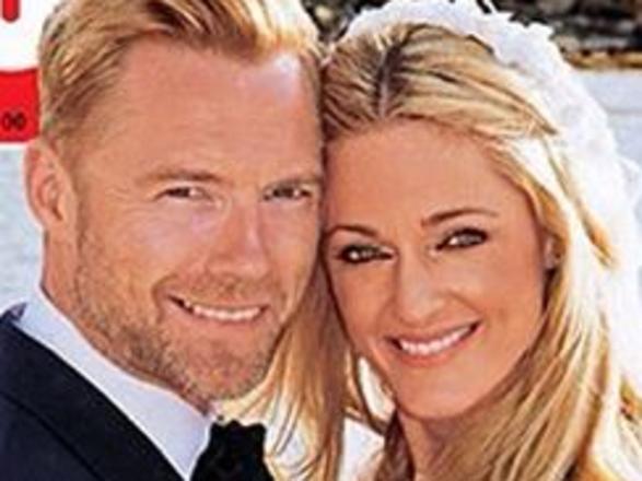 Ronan Keating shares first wedding pic