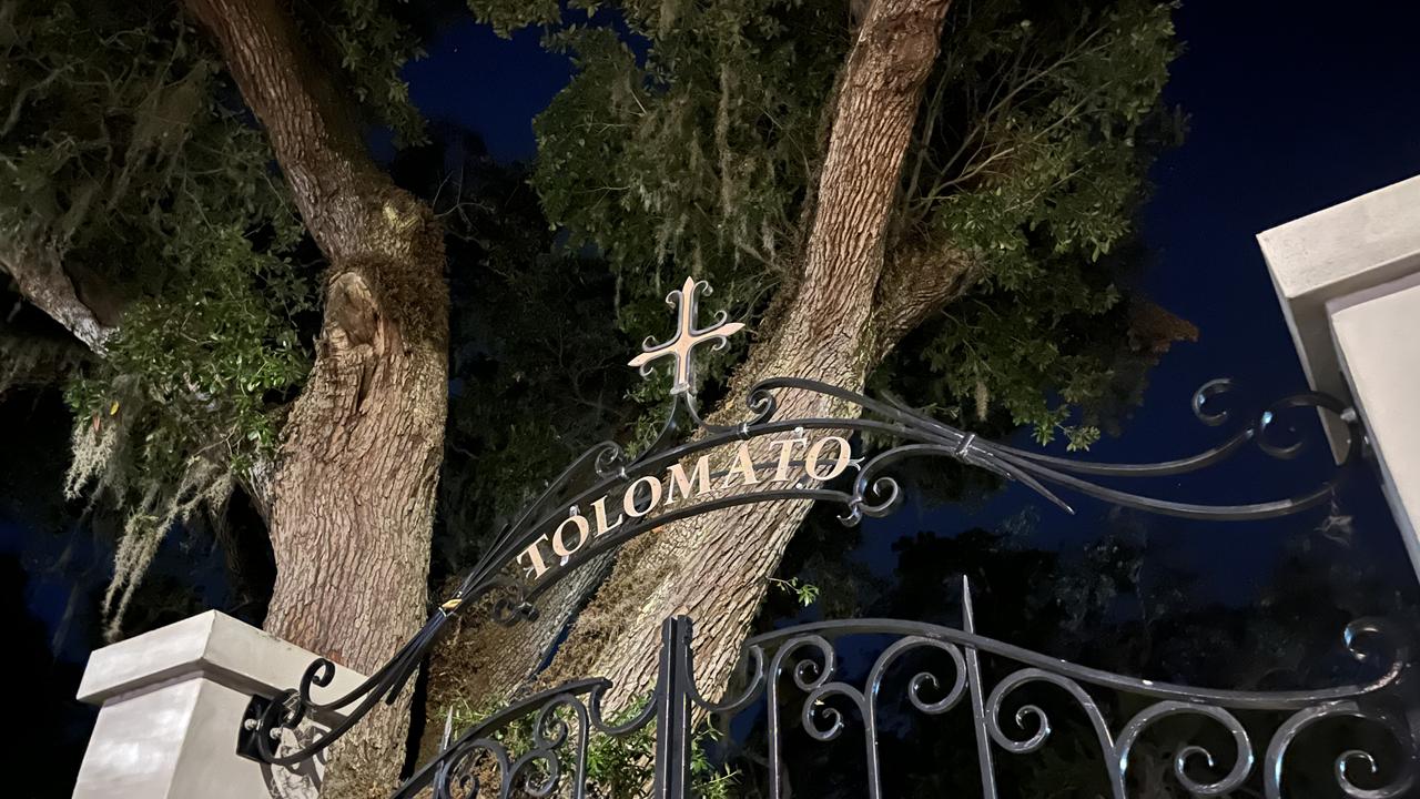 James Morgan is buried in the Tolomato Cemetery in the centre of town. Picture: Benedict Brook/news.com.au