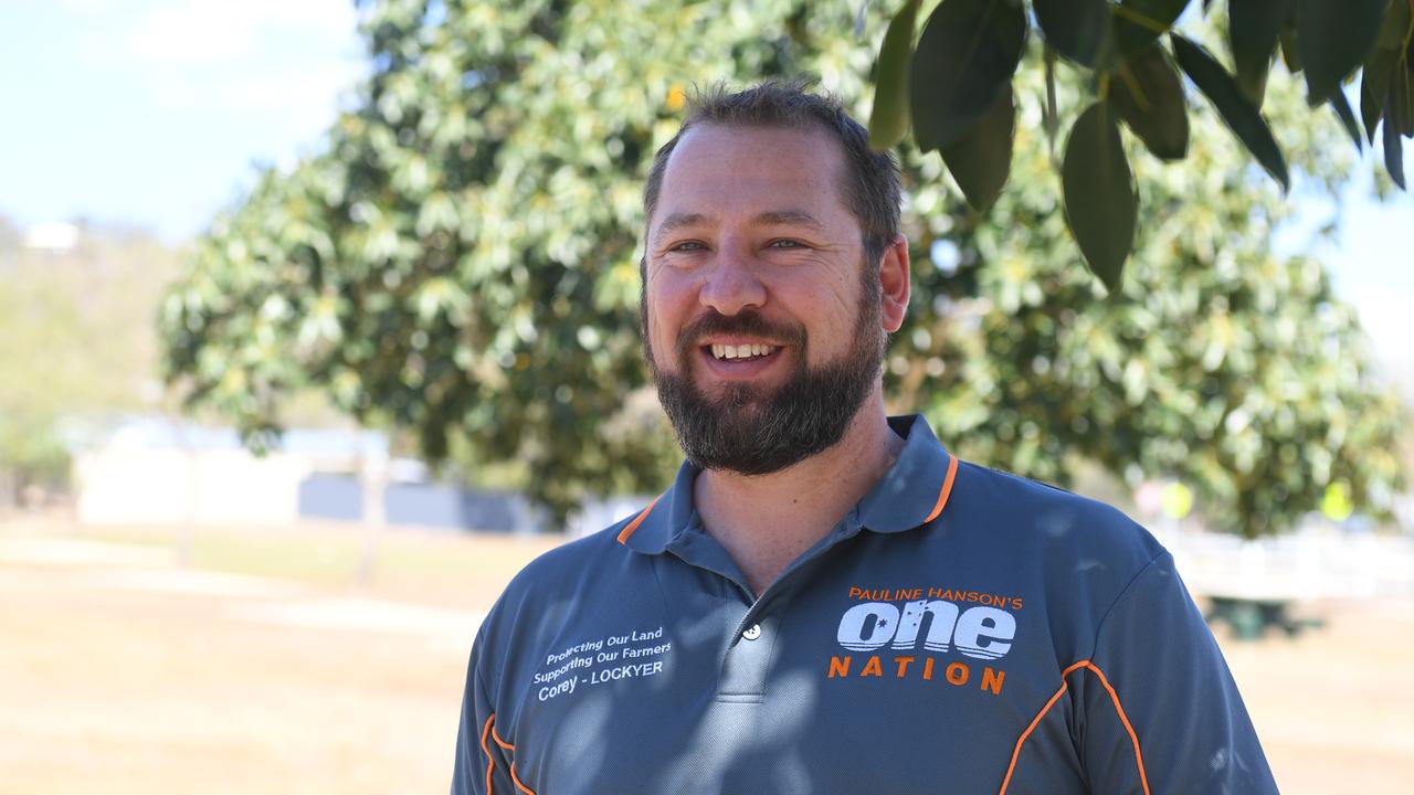 Pauline Hanson One Nation candidate for Lockyer, Corey West.