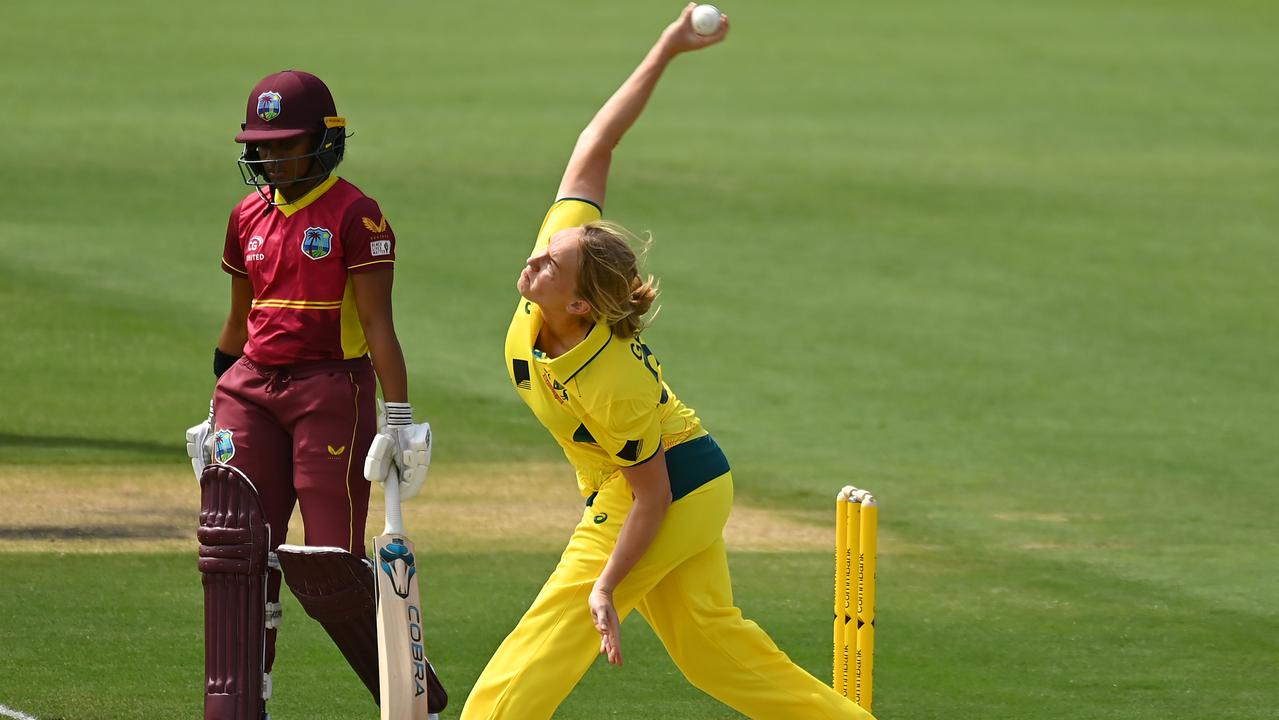 Kim Garth took 3-8 in a stunning effort in Brisbane. (Photo by Albert Perez/Getty Images)