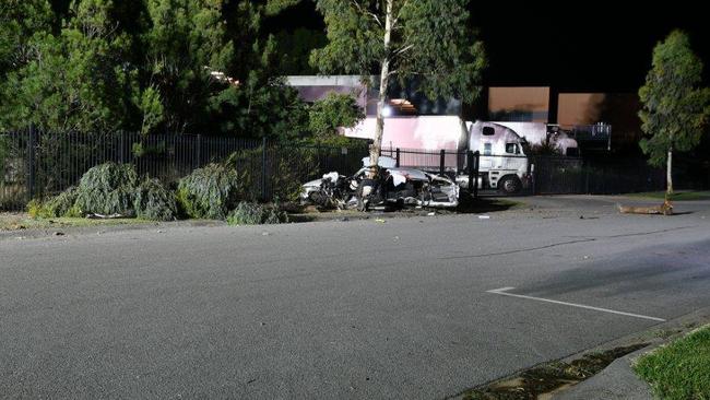 Police are appealing for information on a single-vehicle car crash in Boronia.