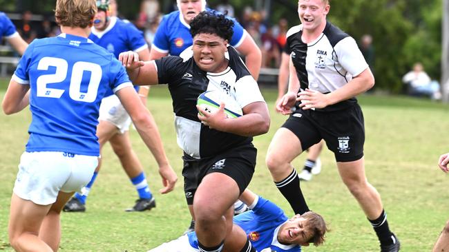 Iona College No 3AIC First XV rugby union between Iona College and St Edmund's College.Saturday May 4, 2024. Picture, John Gass