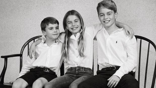 Prince George, Princess Charlotte and Prince Louis. Picture: Josh Shinner/Kensington Palace via Getty Images