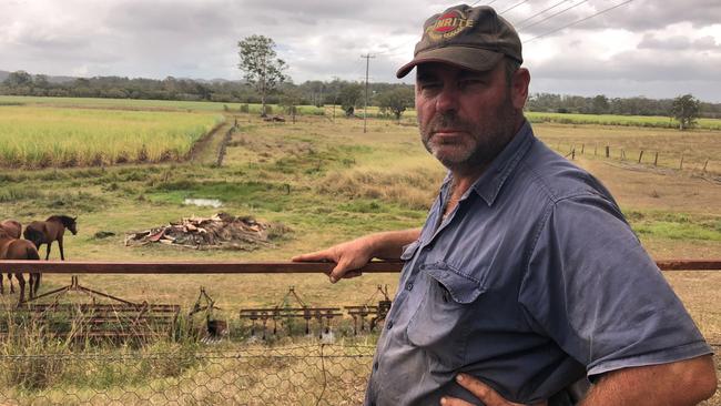 Eagleby cane grower Mick Herse received a letter announcing almost 5ha of his land would be required to build the corridor. 