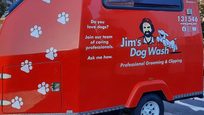 A Jim's trailer with an AI background so as not to identify the franchisee. Picture: Supplied