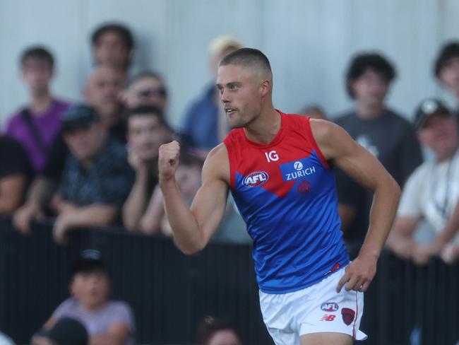 Josh Schache won’t be offered a new contract by Melbourne. Picture: Daniel Pockett/Getty Images.