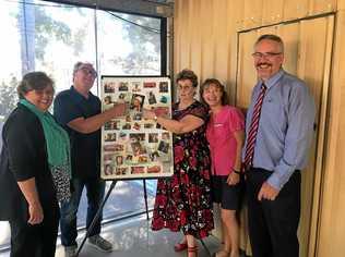 Janeen Wilson, Ashley Wilson, Sandy Court, Leanne Reck and Dave Noonan. Picture: Clarendon State School