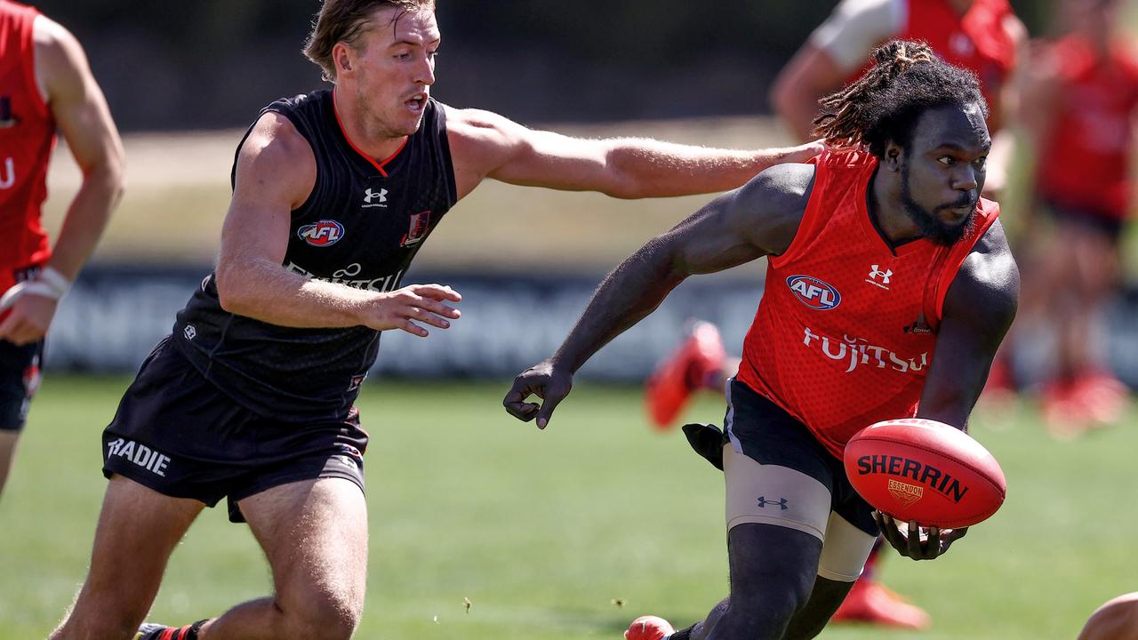 Will Setterfield and Anthony McDonald-Tipungwuti will inject new energy in the Bombers. Pic: Michael Klein