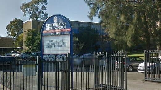 Riverstone High School is among three schools in the region with suspected COVID-19 cases. Picture: Google Maps