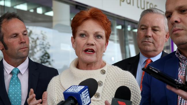 One Nation Senator Pauline Hanson. Picture: AAP