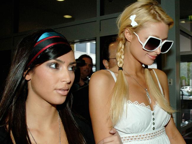 ‘She opened up my mind.’ Kim and Paris pictured in Sydney in 2006. Picture: AAP