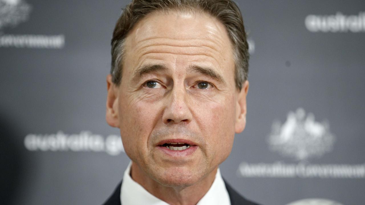 Health Minister Greg Hunt said reasons for leaving Australia needed to be ‘profound’. Picture: David Geraghty/NCA NewsWire