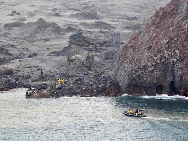 The team set out for the risky mission at first light. Picture: New Zealand Defence Force/AFP