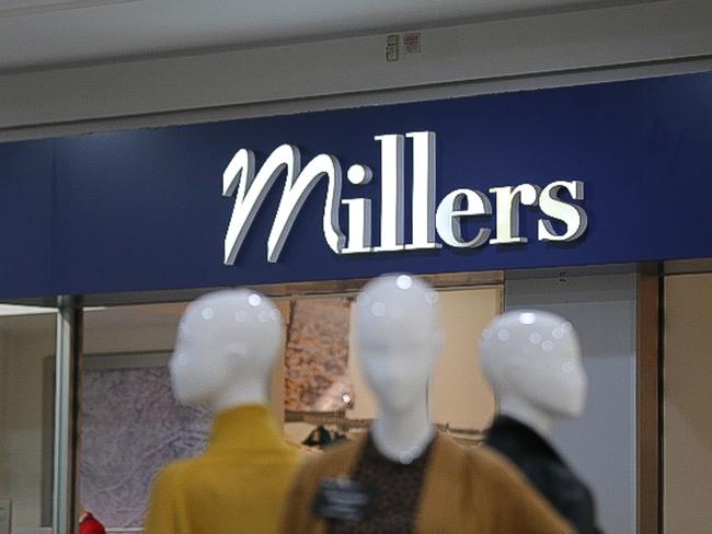 SYDNEY, AUSTRALIA - NewsWire Photos AUGUST 26, 2020:  A Millers retail store is seen in a shopping centre in Sydney. Picture: NCA NewsWire / Steven Saphore