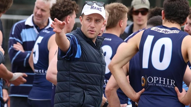 New Glenunga coach Alex Guy. Picture: Max Stapleton