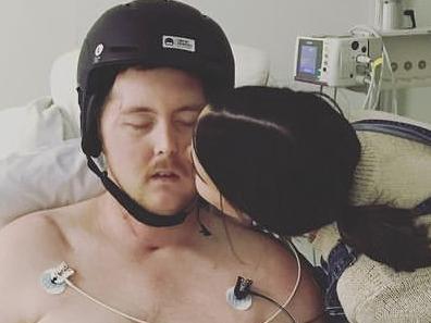 Pregnant nurse Maddie Morris has not been able to see her husband Anthony at Westmead Hospital for a week, after her exemption to visit was denied by the local health district. Images: supplied