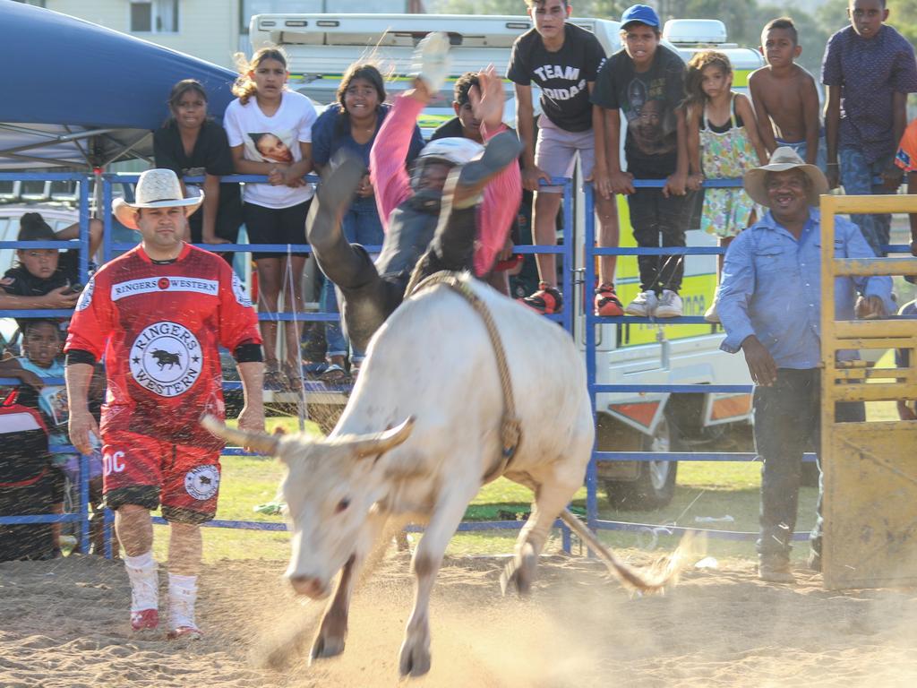 Cherbourg Rodeo, October 15, 2021. Picture: Holly Cormack