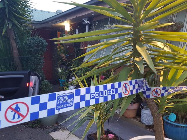 Police found $160,000 cash, drugs and a gun at a home in Croydon North on August 12. Picture: Kiel Egging.