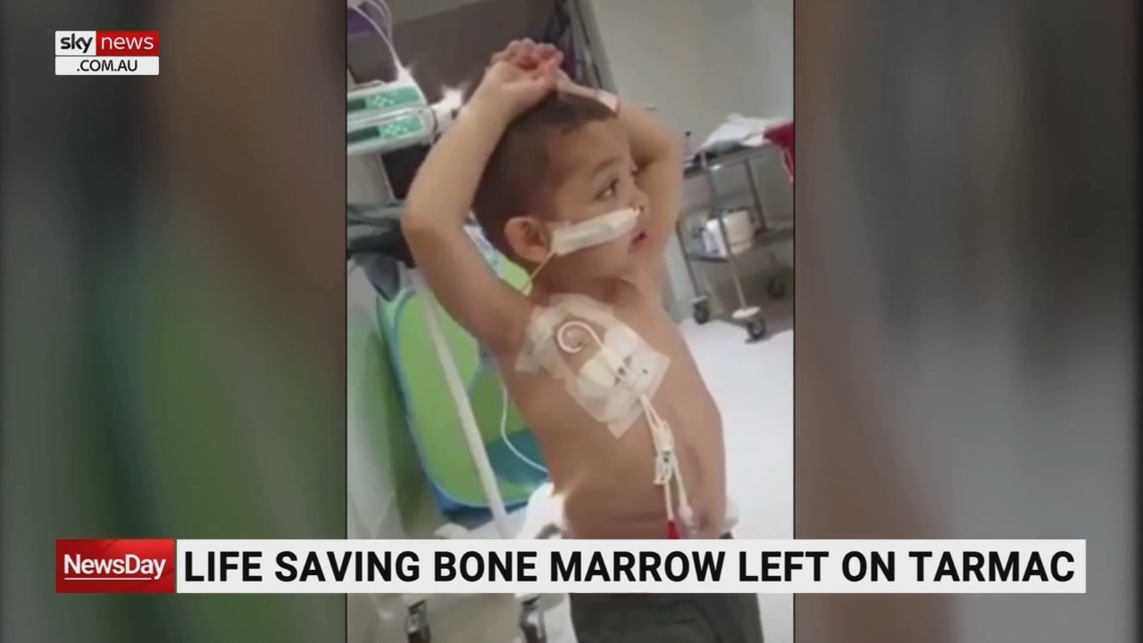 Queensland boy’s bone marrow transplant left on tarmac