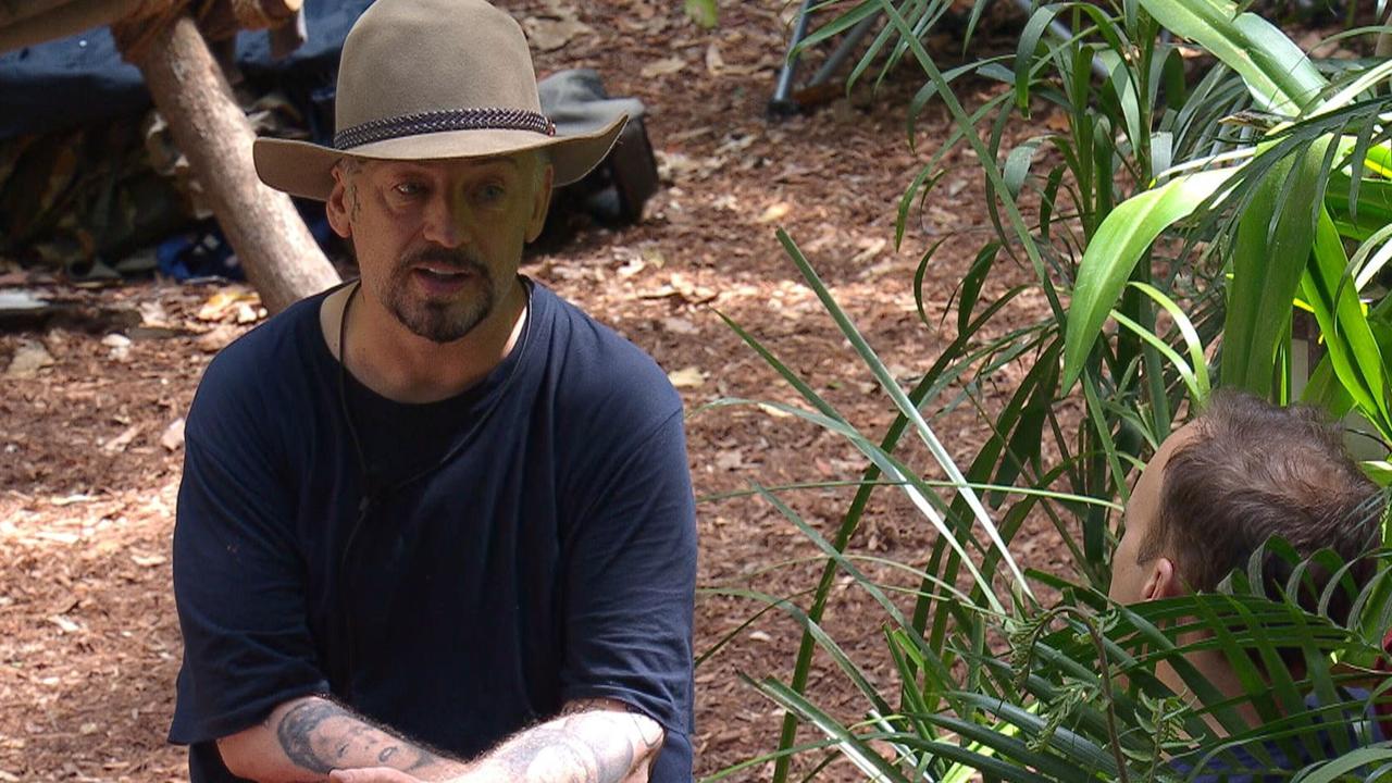 The singer has already clashed with fellow campmates since arriving in the jungle. Picture: ITV