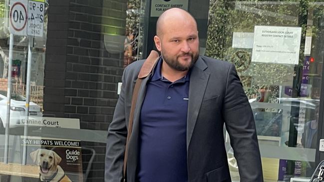 Guy Ross Abbott, 34, was sentenced in Sutherland Local Court on Tuesday were he narrowly avoided being sent to jail for high range drink driving. Picture: Ashleigh Tullis