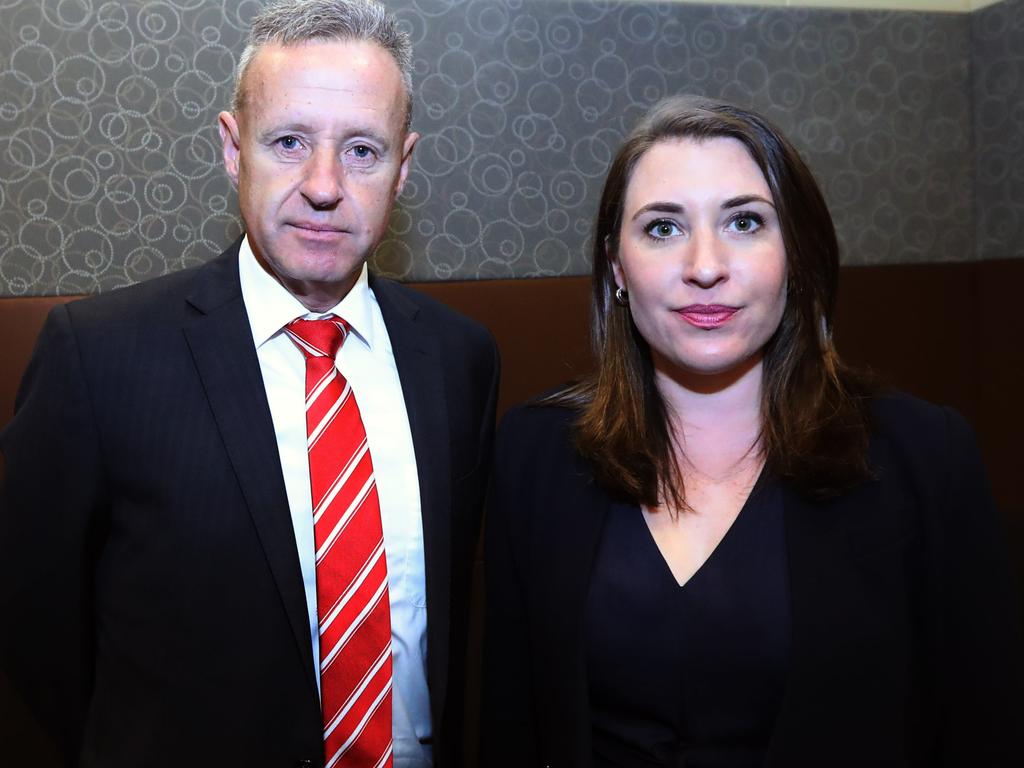 Journalists Michael Harvey and Annika Smethurst were in attendance. Picture: Gary Ramage