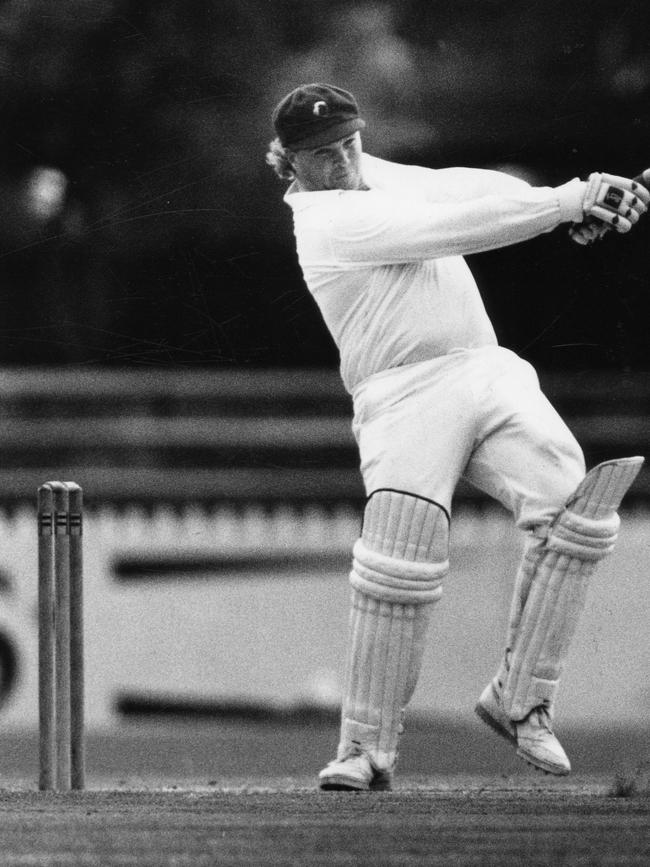 Cricket – SA vs Queensland Sheffield Shield match at Adelaide Oval, 10 Mar 1990. Queensland batsman Greg Ritchie posted his highest first-class score with an unbeaten 213. Photo: News Corp Australia