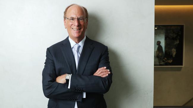 AI is full of “excitement and fear” says Larry Fink, the chairman and CEO of BlackRock. Picture: John Feder