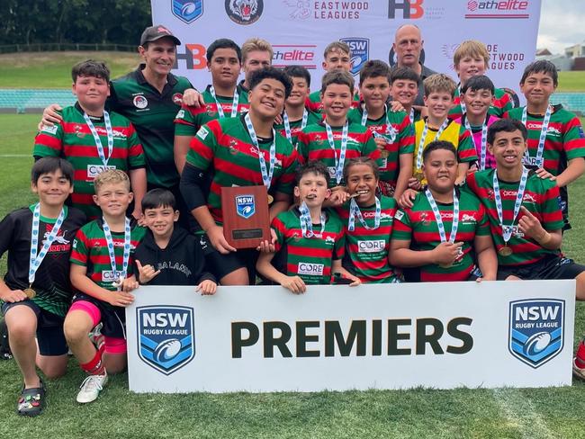 Maroubra claimed the U12 Central Gold title. Picture: Maroubra Lions RLFC Facebook
