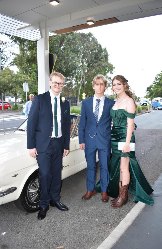 Students at the 2024 Nambour Christian College formal.