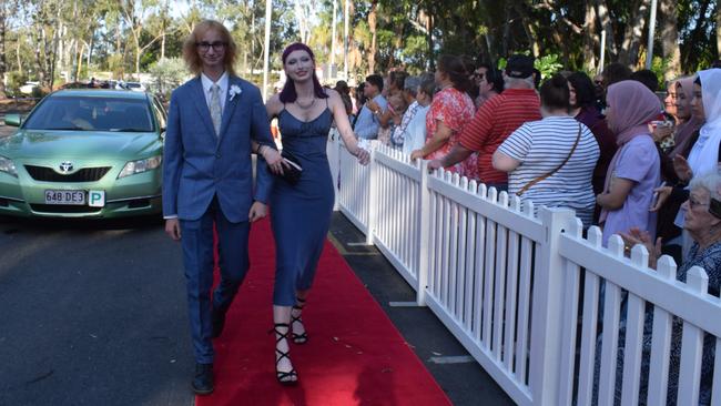 Saxon Tickner and Nina Tickner at the North Rockhampton High School Formal 2023.