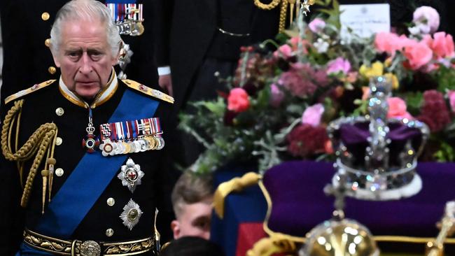 Britain's King Charles III will now need to attempt to reunite the monarchy. Picture: Ben Stansall/ POOL/ AFP