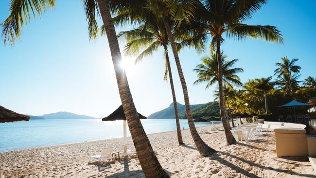 The 74-year-old Gold Coast woman was on holiday on Hamilton Island when she was stuck by the golf buggy.